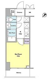 Dormouse和 1Kの間取図画像