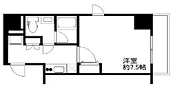 ジェノヴィア新宿中落合スカイガーデン 1Kの間取図画像