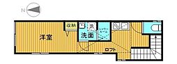 リブ・プレシャス ワンルームの間取図画像