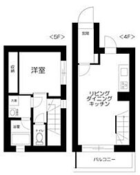 ＥＳＧｒａｎｄｅ文京白山 4階1LDKの間取り