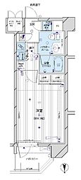 メインステージパーク大山 1Kの間取図画像