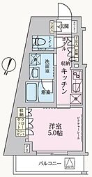 アークマーク方南町sta. 3階1Kの間取り