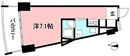 アップルスタジオフラッツ ワンルームの間取図画像