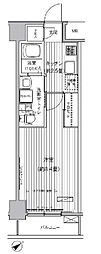 ピュアラ 1Kの間取図画像