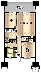 晴海テラス 2LDKの間取図画像