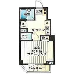 間取図画像 1K