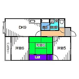 アンメゾン北花田 3階
