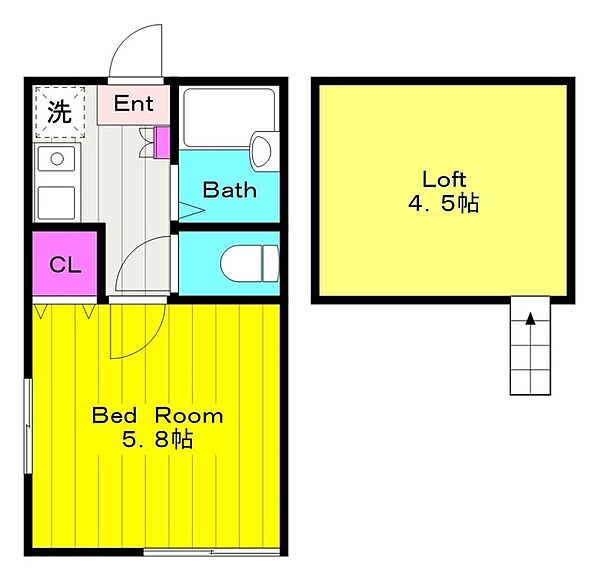 リヴィエール調布 207｜東京都調布市多摩川３丁目(賃貸アパート1K・2階・17.55㎡)の写真 その2