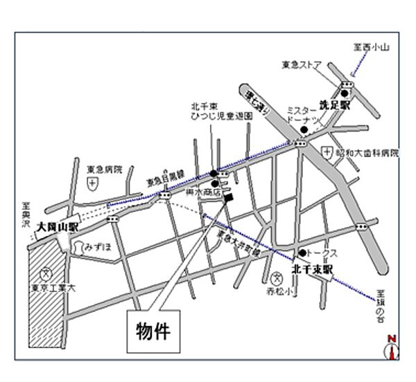 ラフュージュ北千束 101｜東京都大田区北千束２丁目(賃貸アパート1K・1階・23.29㎡)の写真 その15