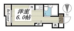 コンフォート長津田 ワンルームの間取図画像