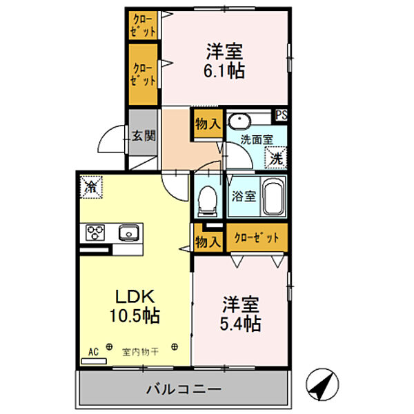 画像2:間取図