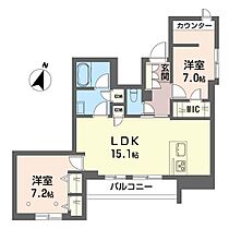 セオン　I 00202 ｜ 東京都北区東十条２丁目11-1、35、36（賃貸マンション2LDK・2階・67.69㎡） その2