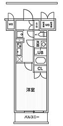 LUNIQ高島平 1Kの間取図画像