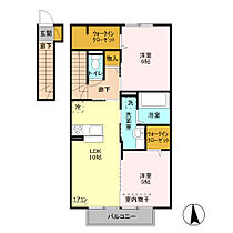 CascataIII  ｜ 埼玉県川口市朝日３丁目（賃貸アパート2LDK・2階・56.67㎡） その2