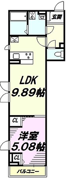 東京都八王子市台町４丁目(賃貸アパート1LDK・1階・36.57㎡)の写真 その2