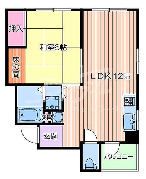 大阪府大阪市城東区成育４丁目(賃貸マンション1LDK・3階・38.80㎡)の写真 その2