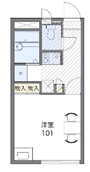 レオパレスリブラII （36916) 101｜神奈川県相模原市緑区相原２丁目(賃貸アパート1K・1階・20.28㎡)の写真 その2