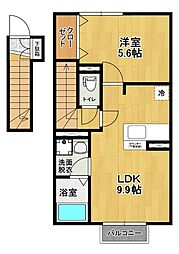 間取図画像 1LDK