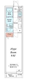 リブリ・イシン2 1Kの間取図画像