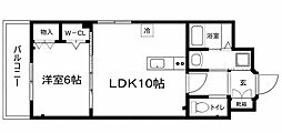 LUMIERE OJI 1LDKの間取図画像