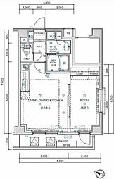 レヴィーガ練馬春日町駅前 1LDKの間取図画像