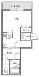 リアルハイツ安行 ワンルームの間取図画像
