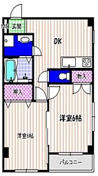 アネックス・永山 2DKの間取図画像