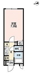 グランクオール立石ノースレジデンス 1Kの間取図画像