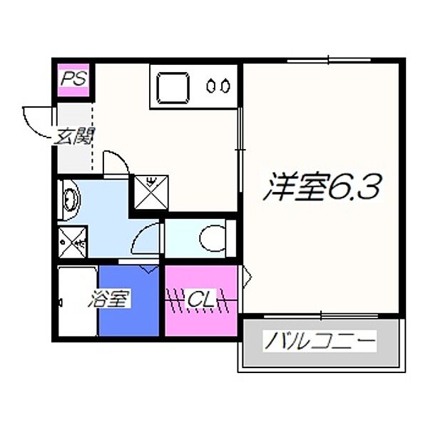 グランビア海山町 ｜大阪府堺市堺区海山町１丁(賃貸アパート1K・2階・25.27㎡)の写真 その2