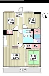 ワンダープレイス 3LDKの間取図画像