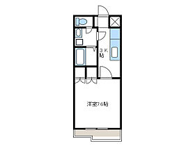 神奈川県海老名市中新田４丁目（賃貸アパート1K・2階・26.44㎡） その2