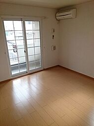 JR水戸線 結城駅 徒歩16分の賃貸アパート 1階1LDKのリビング/ダイニング