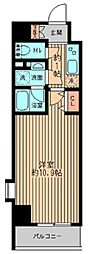 レガーロ御茶ノ水2 1Kの間取図画像
