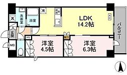 Chloris 2LDKの間取図画像