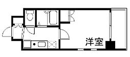スカイコート日本橋人形町3 1Kの間取図画像