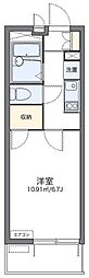 レオパレスシャルダン 1Kの間取図画像