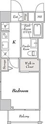 ミリア・レジデンス駒込 1Kの間取図画像