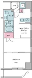 RESIDIA上野御徒町 1LDKの間取図画像