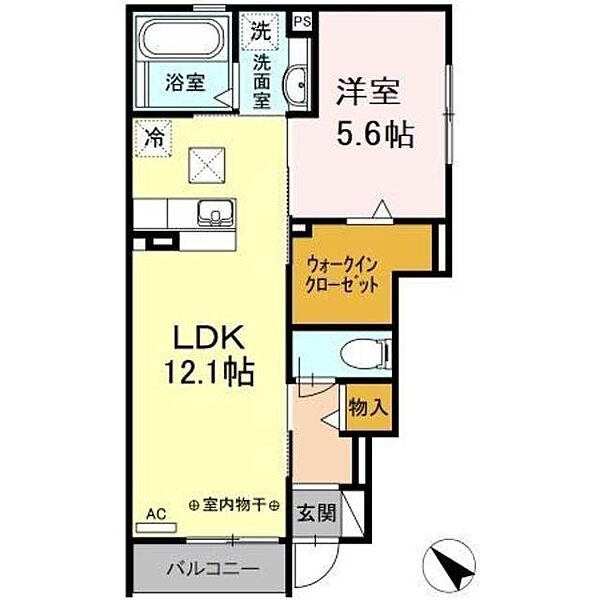 ルルジ 1101｜静岡県富士宮市小泉(賃貸アパート1LDK・1階・57.80㎡)の写真 その2