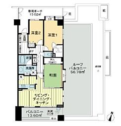 ライオンズガーデン北習志野 3LDKの間取図画像