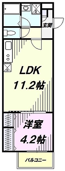 （仮称）ジーメゾン新狭山アゼリア 103｜埼玉県狭山市新狭山２丁目(賃貸アパート1LDK・1階・36.98㎡)の写真 その2