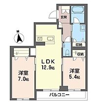 リブラーノ 00301 ｜ 神奈川県茅ヶ崎市東海岸南３丁目11387-5（賃貸マンション2LDK・3階・59.22㎡） その2