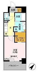 VESTA 1Kの間取図画像