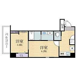 住吉橋町エヌエム・スワサント・ディス 3階/-