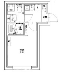 荒川区南千住7丁目マンション 1Kの間取図画像