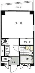 MASKATT下目黒 2階ワンルームの間取り