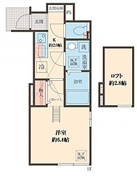 ハイエース 1階1Kの間取り