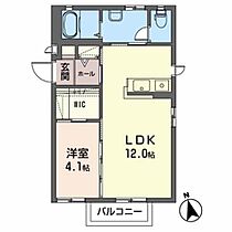 サングリ－ンＣ 201 ｜ 福島県福島市飯坂町字梅津2-2（賃貸アパート1LDK・2階・40.50㎡） その2