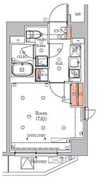 EsTRUTHOSHIAGEplus 1Kの間取図画像