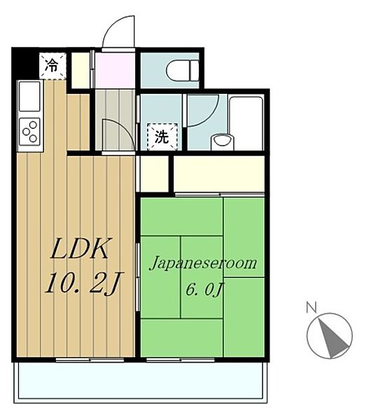 東京都町田市中町１丁目(賃貸マンション1LDK・3階・40.60㎡)の写真 その2